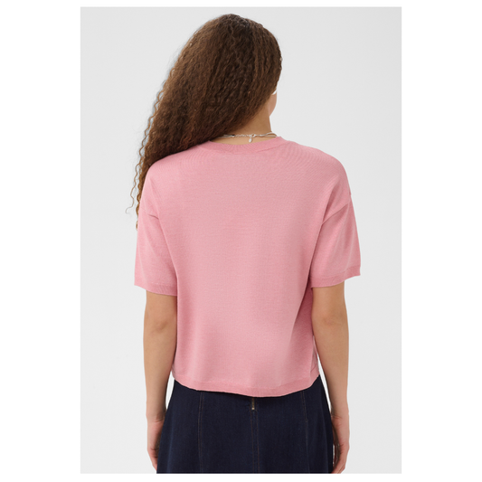 Saint Tropez Mila Boxy Pullover Cameo Pink Melange 30515337