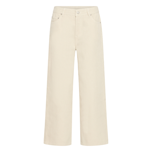 Fransa Evelyn Pants Whisper White 20617907
