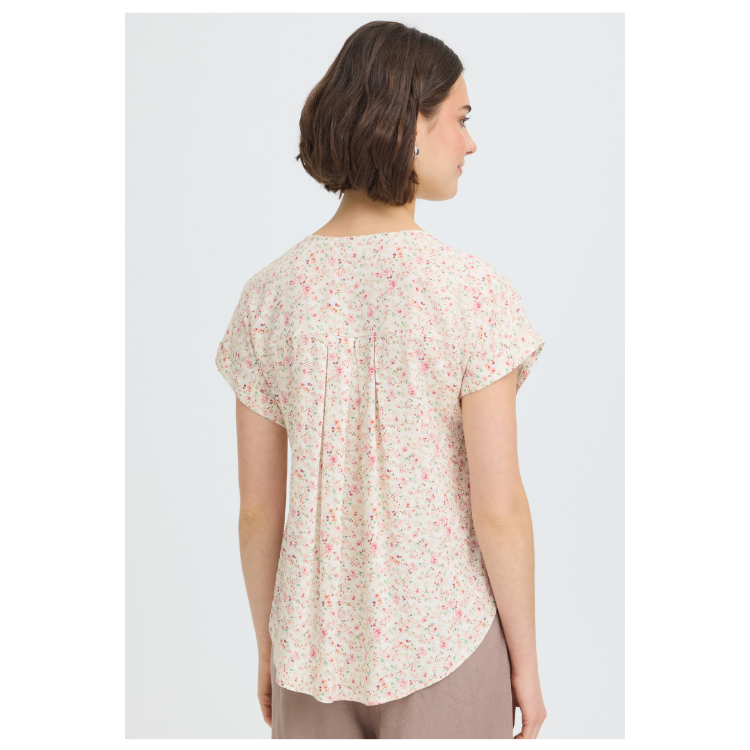 Fransa Heat Blouse Pink Boho 20617769