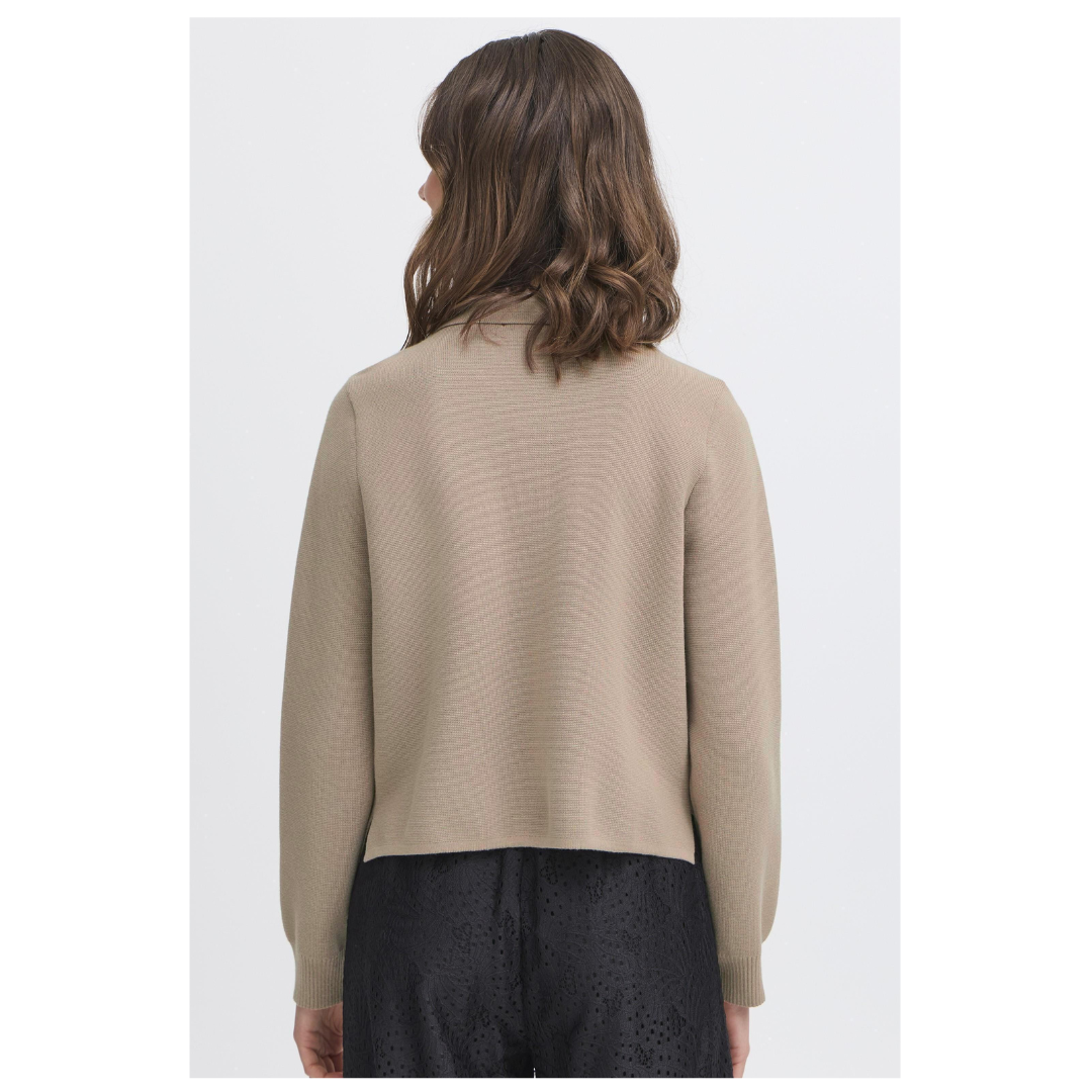 Fransa Ita Cardigan Desert Taupe 20615499