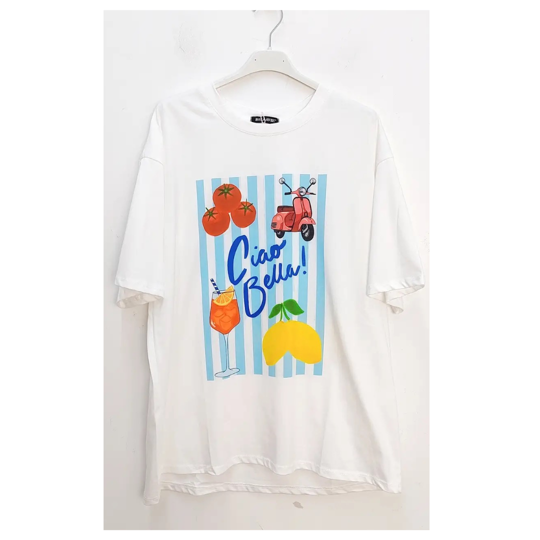 Bellavie Ciao T Shirt White 518
