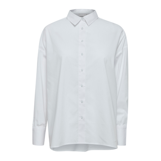 Fransa Zashirt Shirt White 20611864