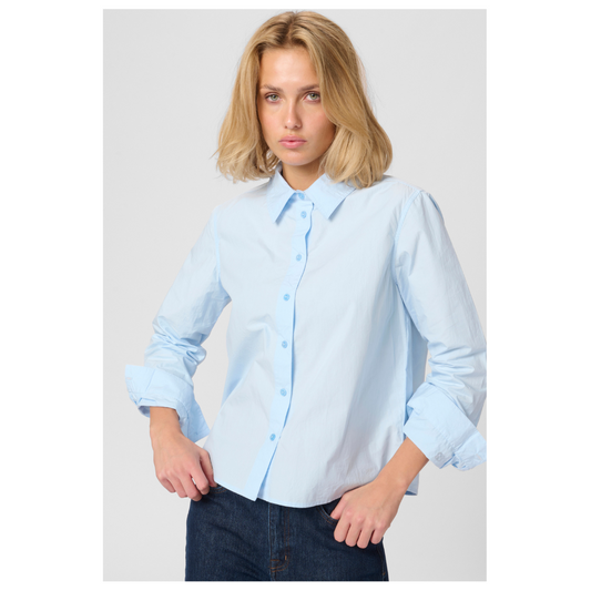 My Essential Wardrobe The Shirt Cashmere Blue 10705194