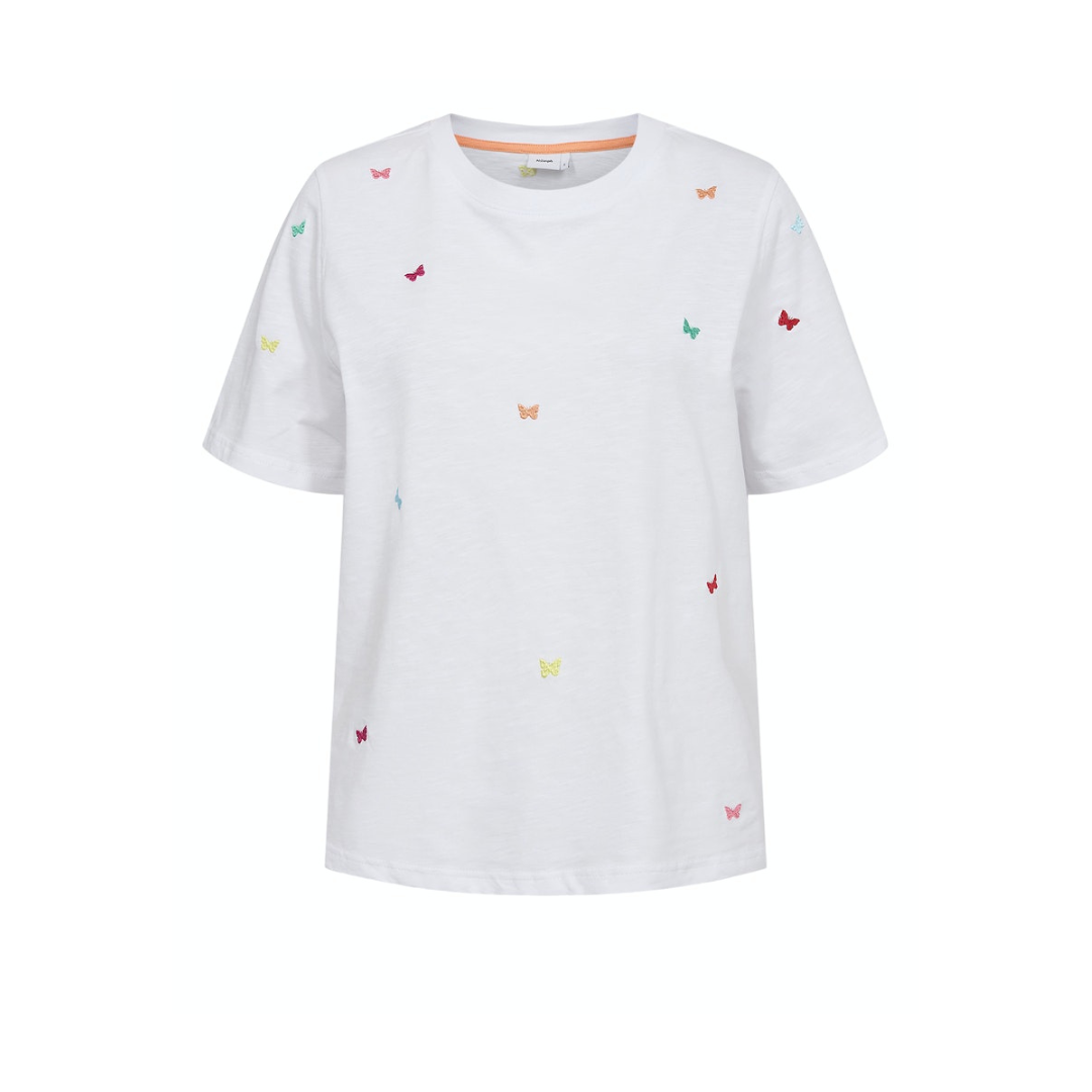Numph Nusummi T Shirt White 704200