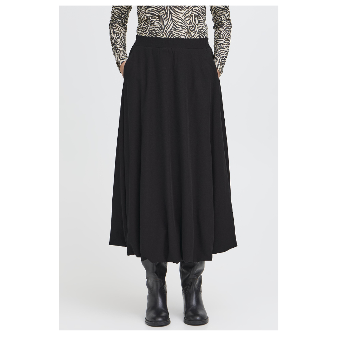 Ichi Lirina Skirt Black 20124671