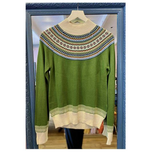 Pretty Vacant Susan Green Fairisle Sweater