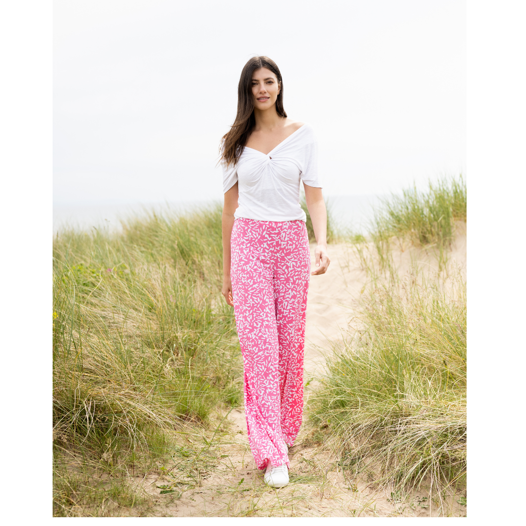Marble Trousers Pink 6993
