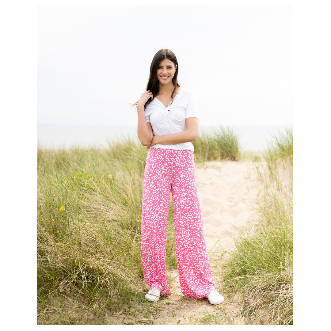 Marble Trousers Pink 6993